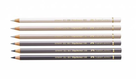 Комплект цветных карандашей "Polychromos" 6 цв., тёплые серые № 270, 271, 272, 273, 274, 275