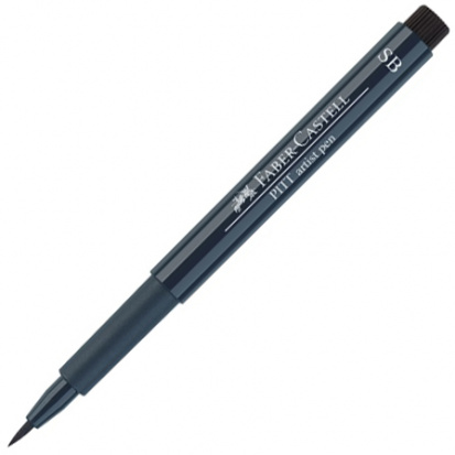 Ручка капиллярная Рitt Pen Soft brush, темный индиго sela25