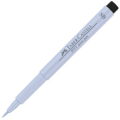Ручка капиллярная Рitt Pen Soft brush, бледно голубой sela25