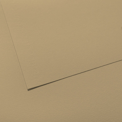 Бумага "C. A. GRAIN CHINE", 50x65см, 250г/м2. охра желтая, 1л, мелкозернистая 