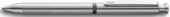 Ручка мультисистемная (черный+кар 0,5+маркер M55) 745 st, Полированная сталь, M21