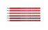 Комплект цветных карандашей "Polychromos" 6 цв., красные и бордовые № 121, 126, 190, 192, 194, 225