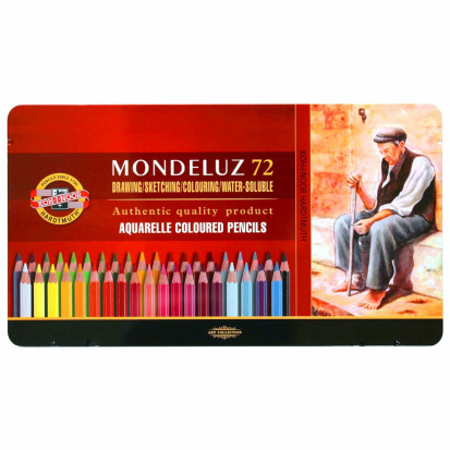 Набор акварельных карандашей "Mondeluz" 72 цв.