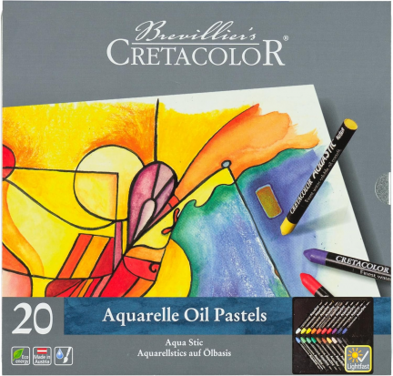 Набор акварельных мелков "Aquarelle oil Pastels", 20 цв. sela