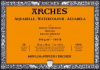 Блок для акварели "Arches" 300г/м2 18x26см 20л Torchon склейка