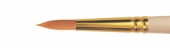 Кисть синтетика круглая, короткая ручка "1310" №7 для масла, акрила, гуаши, темперы