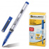 Ручка-роллер "Flagman", корпус серебристый, хромированные детали, узел 0,5мм, линия 0,3мм, синяя