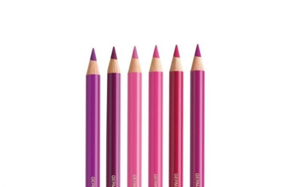 Комплект цветных карандашей "Polychromos" 6 цв., розовые № 125, 127, 128, 129, 133, 134