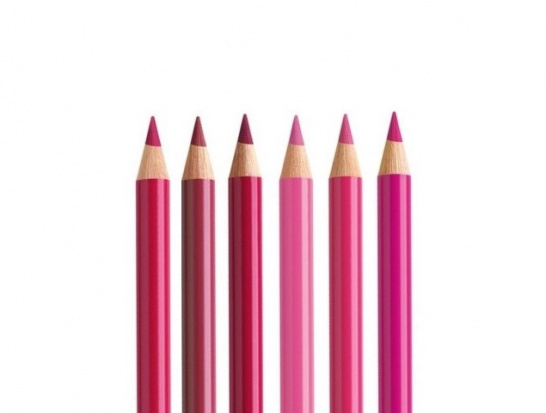 Комплект цветных карандашей "Polychromos" 6 цв., красные и розовые № 123, 124, 129, 142, 193, 226