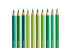 Комплект цв. карандашей "Polychromos" 10 цв.,зелёные яркие № 112,159,162,163,166,168,170,171,266,276