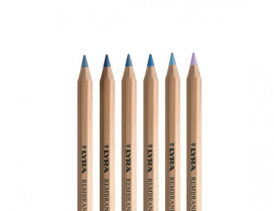 Набор цветных карандашей "Rembrandt Aquarell" сине-фиолетовые оттенки, 6шт